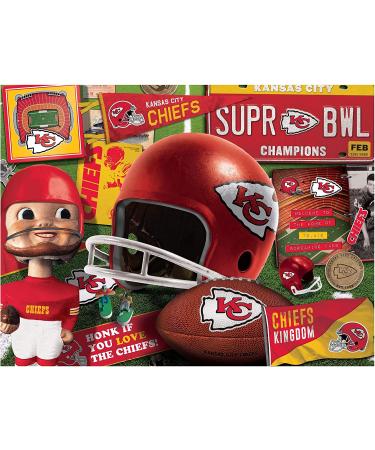 YouTheFan NFL Retro Series Puzzle - 500 Pieces Kansas City Chiefs - Buy Online on GoSupps.com
