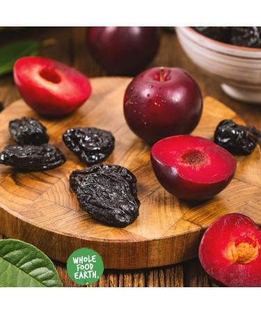 Wholefood Earth Organic Dried Figs 2 kg | Raw | Sundried | GMO Free | Vegan | High Fibre | Certified Organic & Pitted Prunes 70/80 1kg | GMO Free | Natural | Vegan | High Fibre - Buy Online on GoSupps.com