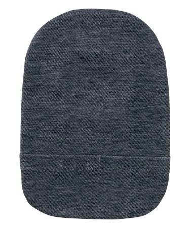 Stretchy Deodorizing Ostomy Pouch Cover D with Cord Stopper (F Denim Style) F Denim Style