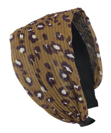 axy Wide headband with Leo look -Vintage-Beautiful headband hair accessories ladies headband HR30b (model 1)