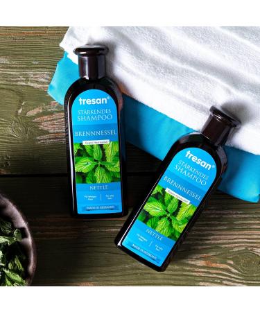 Tresan Toning Shampoo for Oily Hair - Daily Hydration Detox Anti Hair Loss Dandruff & Frizz Shampoo Paraben & Gluten Free 2 x 300ml - Buy Online on GoSupps.com