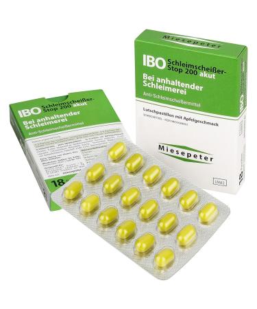 Miesepeter Bonbons - IBO SchleimscheiÃer-Stop 200 Acute | Funny Gifts - 18 Pieces Pack | Unique International Delivery - Buy Online on GoSupps.com