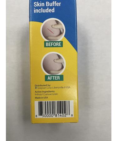 HelsRx Liquid Bandage 0.17 Fl Oz - Waterproof Skin Repair for Cracked Heels, Feet, Fingers, Scrapes, and Blisters - Buy Online on GoSupps.com
