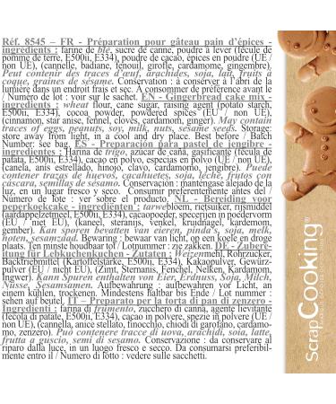 ScrapCooking 8545 Gingerman Mix for Gingerman Christmas Cookies 190 g - Kitchen & Baking - Made in France - Buy Online on GoSupps.com