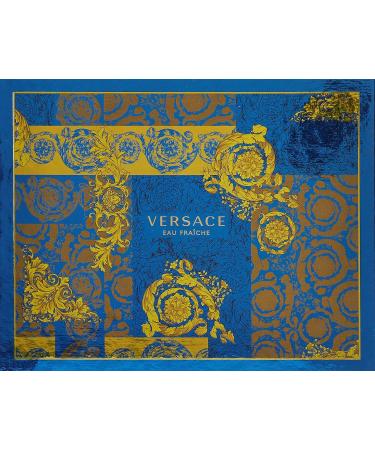 Versace Man Eau Fraiche Fragrance Set - 3 Piece Collection - Buy Online on GoSupps.com