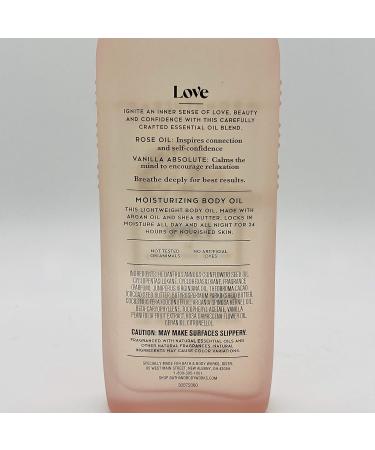 Buy Bath & Body Works Aromatherapy Love - Rose + Vanilla Nourishing Body Oil 4 Fl Oz | International Shipping Available - Buy Online on GoSupps.com