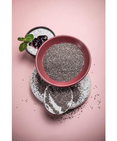 Buy Organic Chia Seeds 2kg - Raw Black Chia from Controlled Organic Cultivation | High-Quality Superfood for Health - Buy Online on GoSupps.com