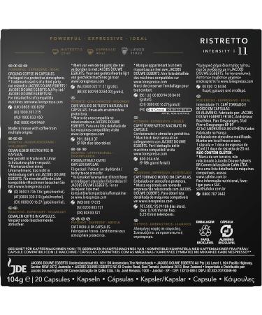 L'Or Espresso Coffee Ristretto Intensity 11 Aluminum Capsules Compatible with Nespresso Machines - Buy Online on GoSupps.com