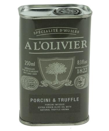 A L'Olivier Olive Oil Infused with Porcini-truffle, 8.3-Ounce Tins