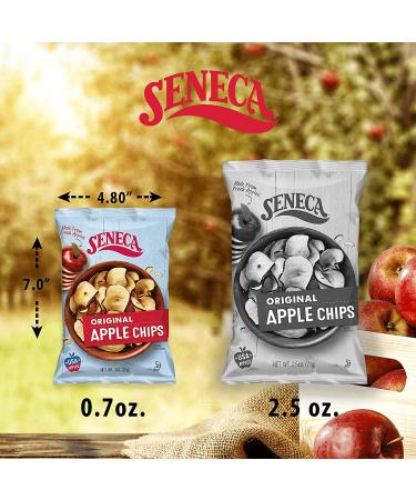 Seneca Original Apple Chips - 100% Red Delicious Apples | 0.7 oz Pack of 24 | Yakima Valley - Buy Online on GoSupps.com