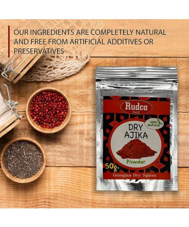 Rudca Food Dry Adjika Powder - Garlic - 45g - Buy Online on GoSupps.com