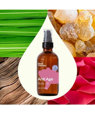 Plant Therapy Anti Age Bundle Including Frankincense & Argan Facial Oil Roll-On (10 mL) Restorative Facial Oil (30 mL) & Anti Age Body Oil (4 oz) - Buy Online on GoSupps.com