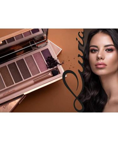 Luvia Profi Endless Nude Eyeshadow Palette - 12 Matte & Shimmer Shades - Vegan Makeup Gift Box for Women - Limited Edition - Buy Online on GoSupps.com