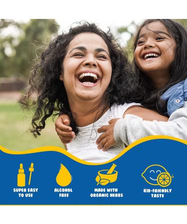 Kids Ashwagandha Drops by Ayush Herbs - 100% Natural Ayurvedic Supplement - 2 Ounces - Buy Online on GoSupps.com