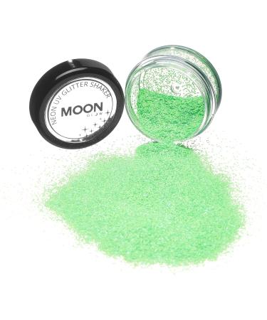 Moon Glow - Blacklight Neon UV Glitter Shaker 5g / 0.18oz Green Glows brightly under Blacklights/UV Lighting! - Buy Online on GoSupps.com