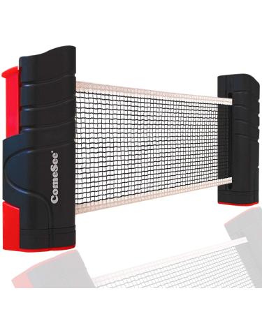 Comesee Retractable Ping Pong Net for Any Table, Table Tennis Nets and Posts Equipment for Replacement black - Buy Online on GoSupps.com