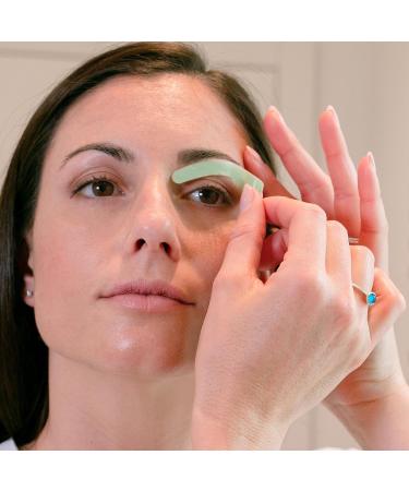 Elmaris Eyebrow Cold Wax Strips - Precision Hair Removal for All Shapes | Pain-Free Long-Lasting | 8 Blisters 16 Strips - Perfect for Her - Buy Online on GoSupps.com