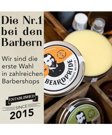 BeardPride Bartbalm - Original Beard Balm for Men | Natural Shea Butter & Oils | Fruity Scent | 28g | Perfect Gift for Men - Buy Online on GoSupps.com