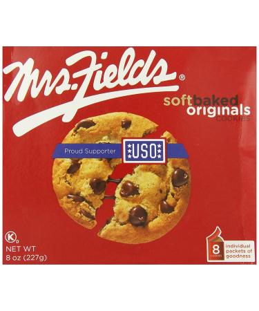 Mrs. Fields Milk Chocolate Chip Cookies 8 Count - 8oz (Pack of 2) | Delicious Treat for Chocolate Lovers - Buy Online on GoSupps.com