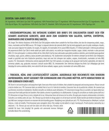  Alpi Nature Alpi Nature Whole Bird's Eye Chili Peppers 100g Bird's Eye Chili Peppers - Buy Online on GoSupps.com