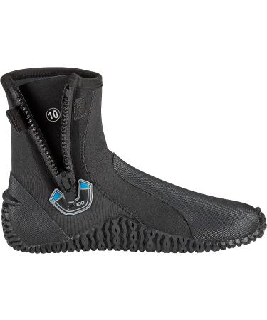 Phantom Aquatics Rapido 5mm Neoprene Wetsuit Dive Boots - Black | Anti-Slip Sole for Scuba, Snorkeling, Surfing - Men's US 10, Women's US 11 - Buy Online on GoSupps.com