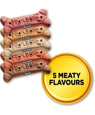 Milk-Bone Flavour Snacks Dog Biscuits Medium Sized Dog Treats Assorted Flavours 2kg Boxes (Pack of 6) Medium dog 2Kg (Pack of 6) - Buy Online on GoSupps.com