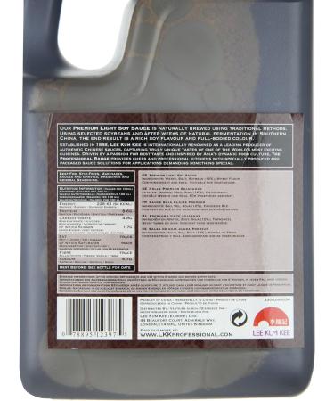 Lee Kum Kee Premium Light Soy Sauce Professional Range Bulk Size Vegan 1.9 Litre (Pack of 5) - Buy Online on GoSupps.com