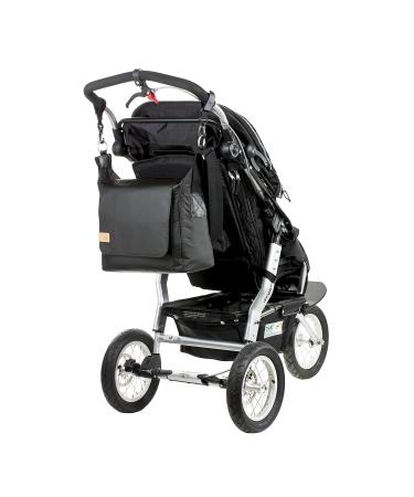 L SSIG Baby Diaper Bag - Stylish Sustainable Messenger Bag with Accessories | Black Tyvek Diaper Tote for International Shipping - Buy Online on GoSupps.com