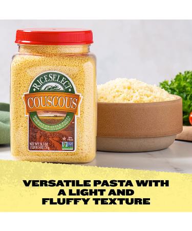 RiceSelect Moroccan-Style Non-GMO & Vegan Couscous Pasta 26.5oz Jar - Buy Online on GoSupps.com