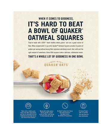 Quaker Oatmeal Squares Brown Sugar & Cinnamon Variety Pack - 3 Pack Cereal - Buy Online on GoSupps.com