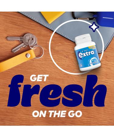 Mars Extra Peppermint Chewing Gum - White - Bottle - 46 Pieces - Buy Online on GoSupps.com