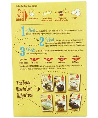 Betty Crocker Gluten Free Yellow Cake Mix - 15 oz (425 g) | Perfect for Delicious Cakes - Buy Online on GoSupps.com