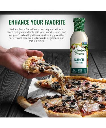 Walden Farms Ranch Dressing - Calorie Free - 12 fl oz - Buy Online on GoSupps.com