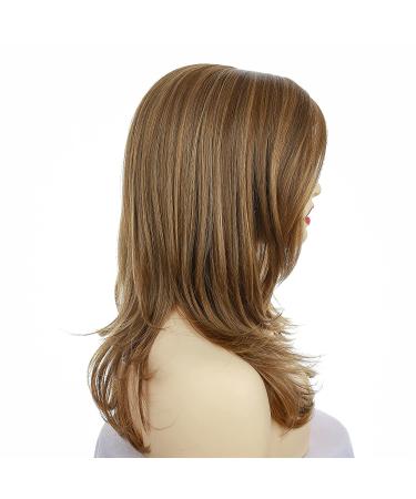 OneDor 18 Kanekalon Futura Synthetic Hair Lace Front Wig - Straight Long Wig 130% Density (Light Brown & Dark Natural Blonde Blend - RL12/16) - Buy Online on GoSupps.com
