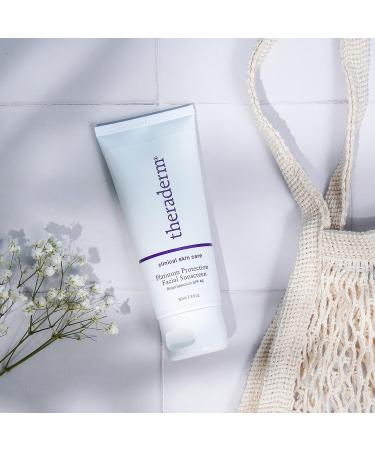 Theraderm Platinum Protection Facial Sunscreen - SPF 50 Broad Spectrum UVA/UVB Protection - Buy Online on GoSupps.com