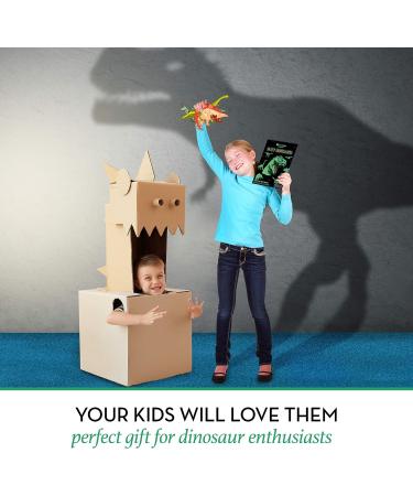 Glow in The Dark Dinosaur Wall Decals - Large Removable Vinyl Stickers for Kids Room Decor - Perfect Birthday or Christmas Gift for Boys and Girls - Buy Online on GoSupps.com