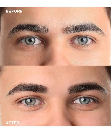 Gentlehomme Mens Eyebrow Pencil Black - Waterproof 2-in-1 Brush & Pencil for Defined & Long-Lasting Brows - Buy Online on GoSupps.com