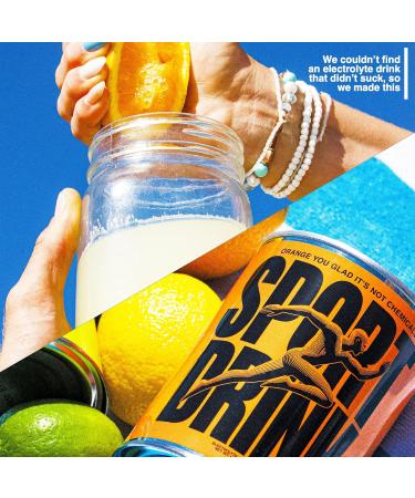 Electrolyte Powder Orange You Glad It s Not Chemicals 30 Servings With Lime Baja Gold Mineral Sea Salt Magnesium Glycinate No Fake Sugar No Maltodextrin No Artificial Dyes Real Fruit Hydration Supplement (16oz/450  - Buy Online on GoSupps.com