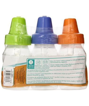 Evenflo 3 Pack Classic Clear Bottle without BPA 4 Ounce (Discontinued by Manufacturer) - Buy Online on GoSupps.com