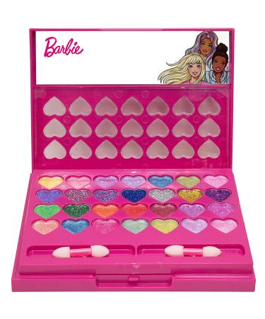 Townley Girl Barbie Beauty Compact Set - 28 Eye Shadows, 6 Lip Gloss, 4 Blushes | Makeup Kit for Kids Girls 6+ | Ideal for Parties, Sleepovers, Makeovers - Buy Online on GoSupps.com
