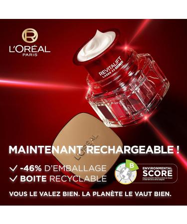 L'Or al Paris - Discovery Kit - Deep Anti-Aging Facial Treatment - Triple Action Day Cream - With Hyaluronic Acid Pro-Retinol & Vitamin C - All Skin Types - Revitalift Laser X3 - 2x 50 ml - Buy Online on GoSupps.com