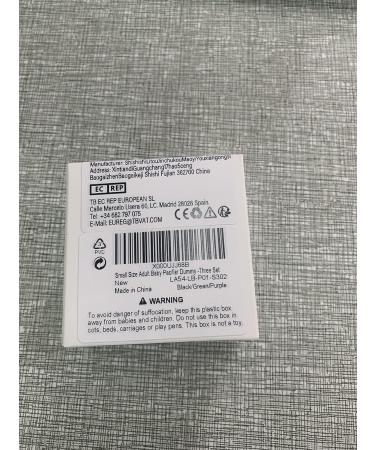 Buy LittleForBig Adult Size Pacifier 3 Pack - Black Green Purple | International Shipping Available - Buy Online on GoSupps.com