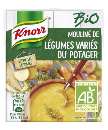 Knorr Organic Liquid Soup Pureed Mixed Vegetables from the Vegetable Garden 30 cl