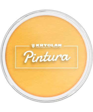 Kryolan Pintura Water Color Schminke 25ml colors: Yellow washable vegan without perfume without parabens gluten -free - ideal for children party carnival carnival & Halloween (yellow)