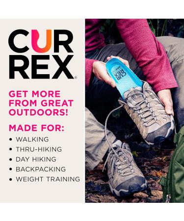 Currex HikePro Insole - Dynamic Performance for Hiking & Walking | Low Profile Red | EU 34.5-36.5 - Buy Online on GoSupps.com