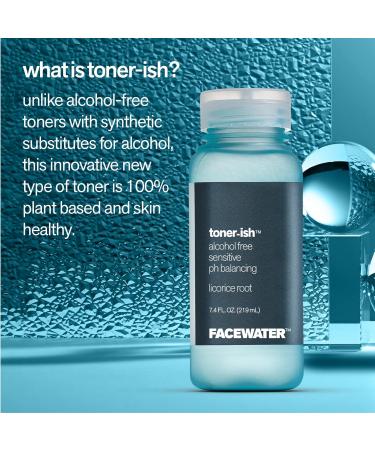 Facewater Toner - pH Balancing Alcohol-Free Licorice Root Toner for Sensitive Skin | International Shipping - Buy Online on GoSupps.com