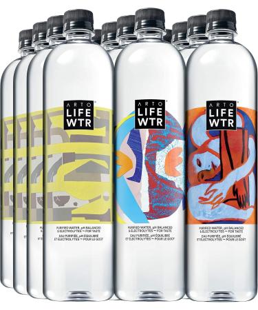 Arto Lifewtr Purified Water pH Balanced with Electrolytes for Taste 1 Litre Bottles 12 Pack 12 l (Pack of 1) - Buy Online on GoSupps.com