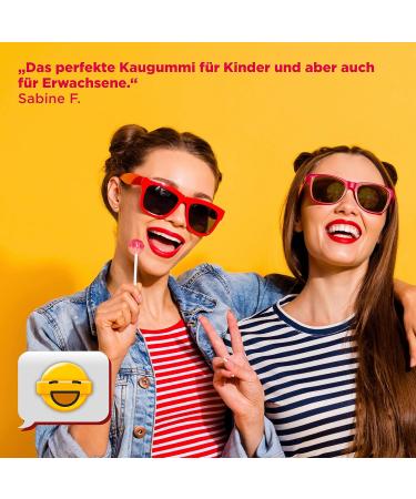 Chupa Chups XXL BIG BUBBLE Lollipops - 60 Strawberry Chewing Gum Core Cola Strawberry & Apple Flavors - 30g Each | International Shipping Available - Buy Online on GoSupps.com