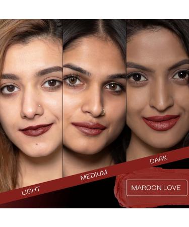 Weightless Matte Lipstick - Maroon Love 06 | Lightweight Hydrating Lip Color | Smooth Application | 0.16 Oz | Best International Shipping - Buy Online on GoSupps.com