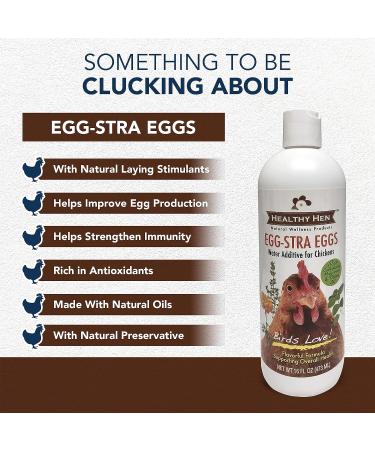Organic Chicken Water Additive with Aloe Vera, Calendula Oil, Thyme Oil - 16 oz (2 pack) - Supports Egg Production & Immunity - Made in USA - Buy Online on GoSupps.com